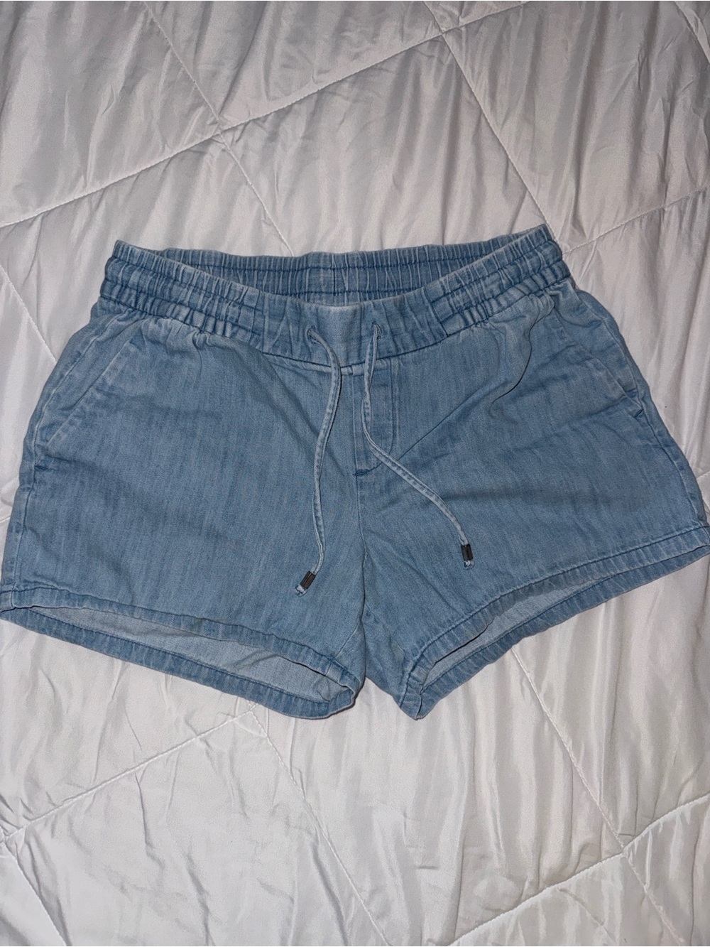 Cotton Old Navy Denim Drawstring Shorts
